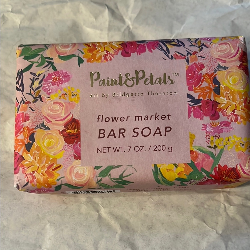 ❤️‍🔥BOGO free (equal or lesser value). Flower Market Bar Soap - Pink Floral